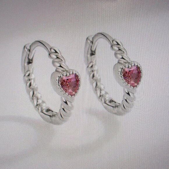 2024 New Arrival Trendy and Unique Design - High-End Ear Cuffs with Pink Zirconi - Picture 1 of 6